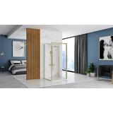 Cabine de douche Murale REA Rapid Slide Brush Gold