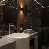 Bateria umywalkowa Rea Foster Nikiel Szczotkowany Wysoka