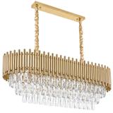 Кристална висяща лампа SWE105-CP GOLD