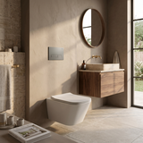 Beépíthető WC Tartókeret Szett Slim 024N HD Titan Nyomólappal
