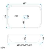 Vasque à poser Rea Atria