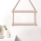 Półka ścienna drewniana 22 WHITE