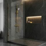 Set de duș fără pipă cu termostat Rea Lungo Gold