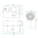 Vannisegisti REA Clif Brush Nickel