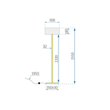 Standleuchte APP966-3F modern