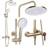 Kit de douche Rea Ontario Brush Gold