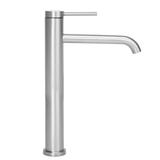 Bateria Umywalkowa REA CLIF nikiel szczotkowany Inox WYSOKA