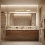 Koupelnové nástěnné LED svítidlo SWE044-1W 60cm GOLD