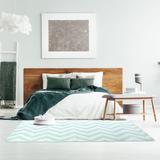 Dywan pluszowy Clover Zig Zag Mint