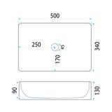Nadgradni umivaonik Rea Fiorella