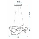 Lampe LED APP820-CP BLACK