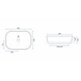 Vasque à poser Rea Livia Grey