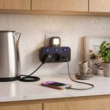 Listwa zasilająca 2 gniazda + 2x USB-A + USB-C JNH017 Czarna