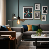 Плафон APP1468-1CP BLACK/OLD GOLD