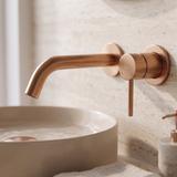 Wall Mounted faucet Rea Clif Brush Copper