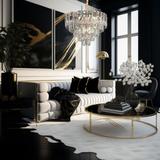 Hängelampe Cristal G056-CP 50cm GOLD