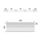 Lamp APP1728-6C 50 cm Gold