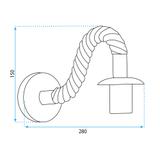 Wandlampe APP1466-1W