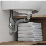 Syfon umywalkowy z korkiem klik-klak Rea Flow Złoty