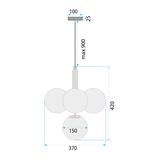 Hängelampe APP1574-5CP Gold