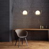 Hängelampe Gold Glas APP689-1CP