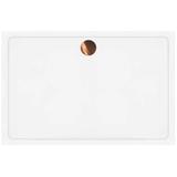 Plato de ducha Rea Savoy biały 80x100