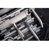 Bateria wannowa REA Argon Nikiel Szczotkowany