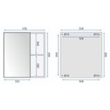 Set kupaonskog namještaja s umivaonikom Astor 60cm White