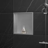 bathroom shelf 30x30 steel brush