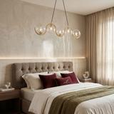 LAMPA SUFITOWA WISZĄCA APP1440-5CP Złota