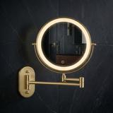 Spiegel LED Glow Brush Gold