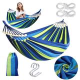 Hamak 1-osobowy z poprzeczką 80cm 480144B BLUE