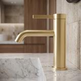 Bateria umywalkowa Rea Rivo Złota Szczotkowana