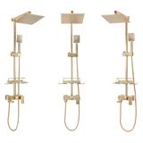 Zuhanyszett REA JACK BRUSHED GOLD