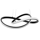 Deckenlampe Ring Led + Fernbedienung APP391-CP Black