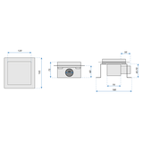Rigola dus REA LINE Nickel Brush  12x12