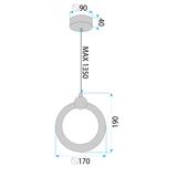 Lampe LED LHJ101-1CP GOLD