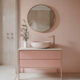 Bateria Umywalkowa REA Drop Miedź Szczotkowana Wysoka