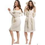 Bathrobe Teddy Ecru Women S/M