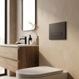 Ensemble de Bâti-Support WC 024N avec Plaque de Commande HD Black