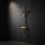 Shower Set Rea Arcos brush gold