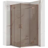 Душова кабіна REA Hugo Double 100x100 Copper Brush