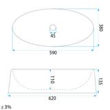 Vasque à poser Rea Aurelia Reno