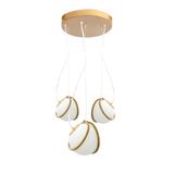 Deckenlampe APP1090-3 CP GOLD WHITE