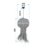 Lampa Wisząca Boho APP1251-1CP