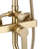 Kit de douche REA ARGUS GOLD BRUSH