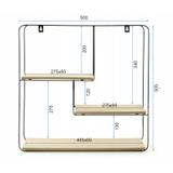 4 Półka Wisząca Loft CFZL-TSF011