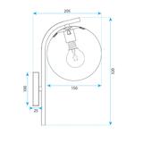 Wandlampe G103-1W BLACK