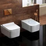 Bateria Bidetowa REA Lungo Loop Miedź Szczotkowana