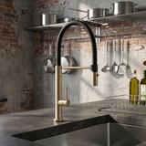 Kitchen faucet Viera Gold Brush